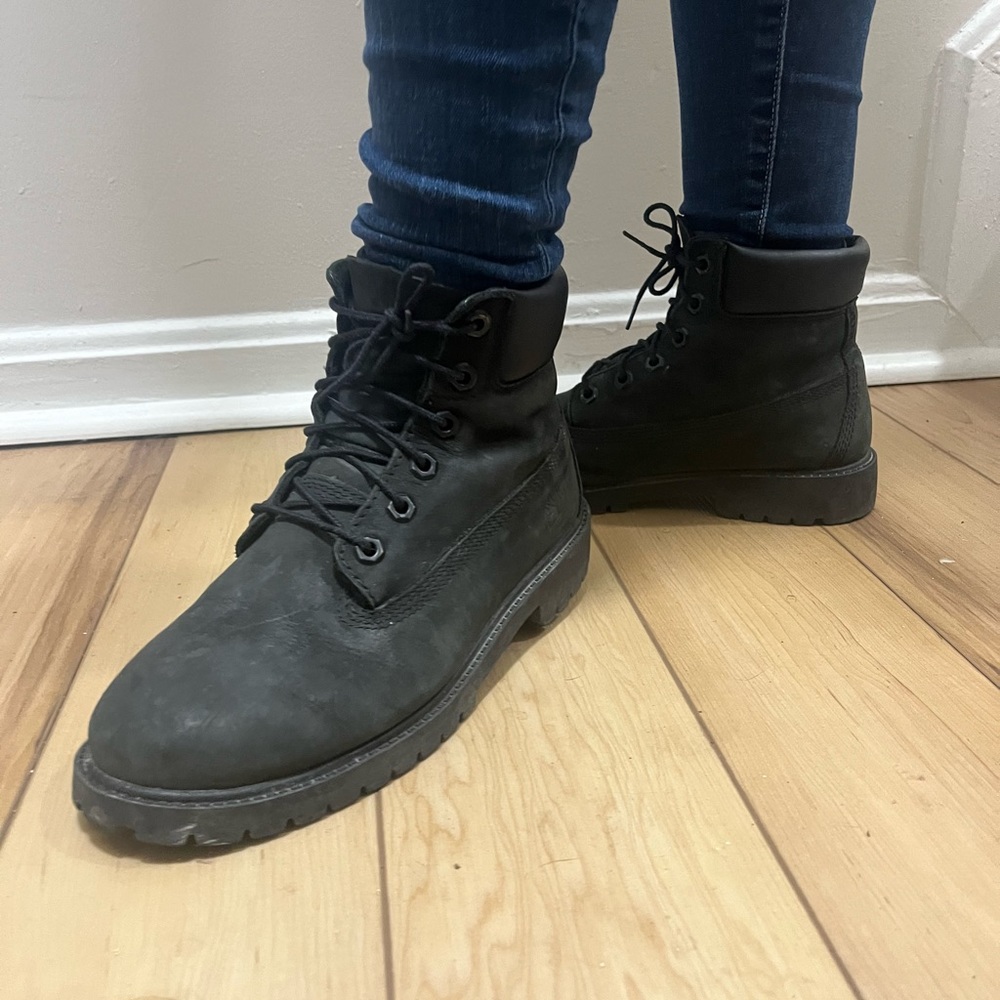 Black womens Timberland boots